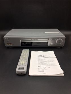 Sony SLV-N88 VHS Hi-Fi Stereo VCR with Remote. Manual and cable.  Works Fine!