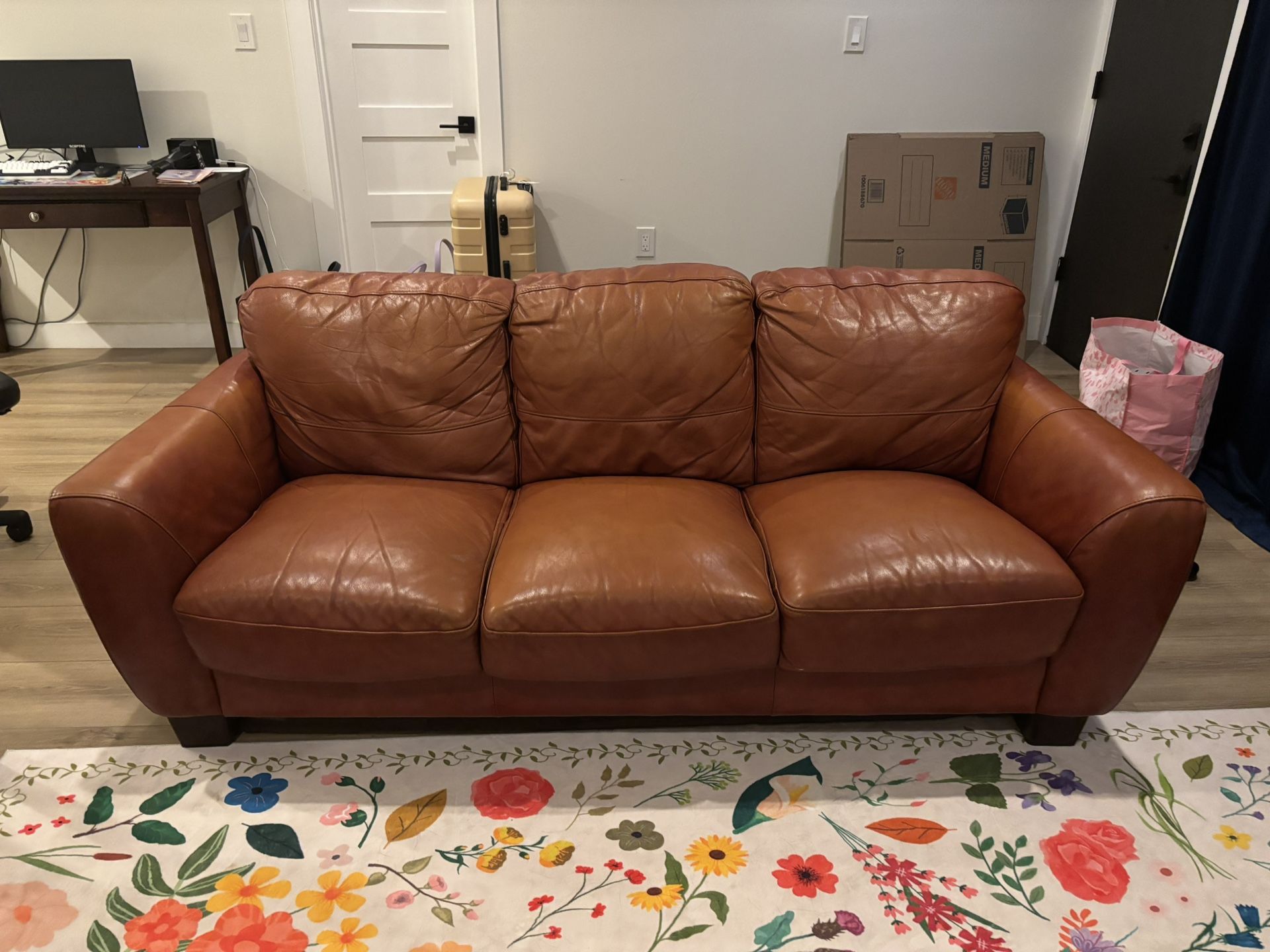 Leather Sofa 