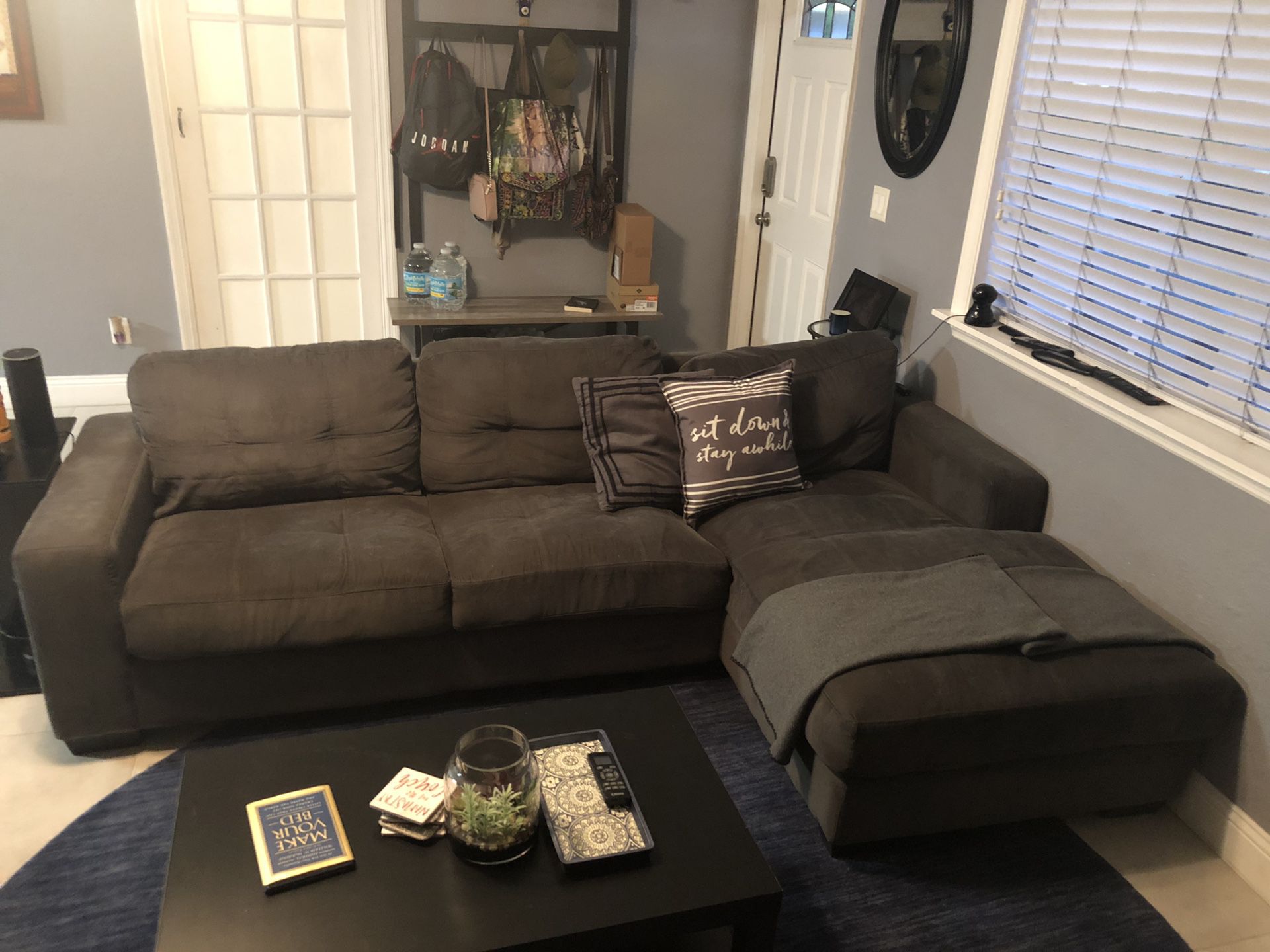 Sectional Couch with Left Arm Chaise