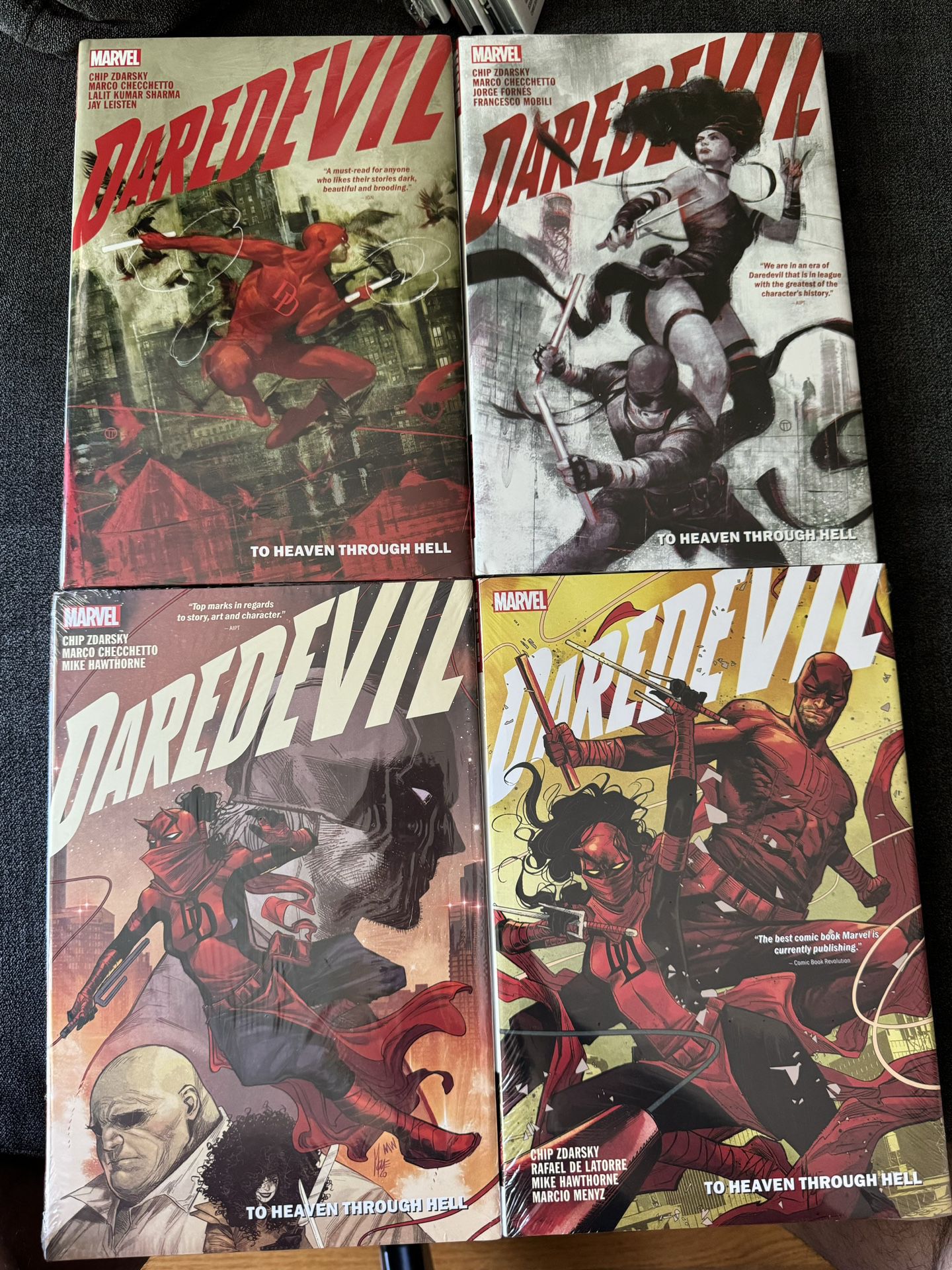 Marvel DareDevil Hardcovers 1-4