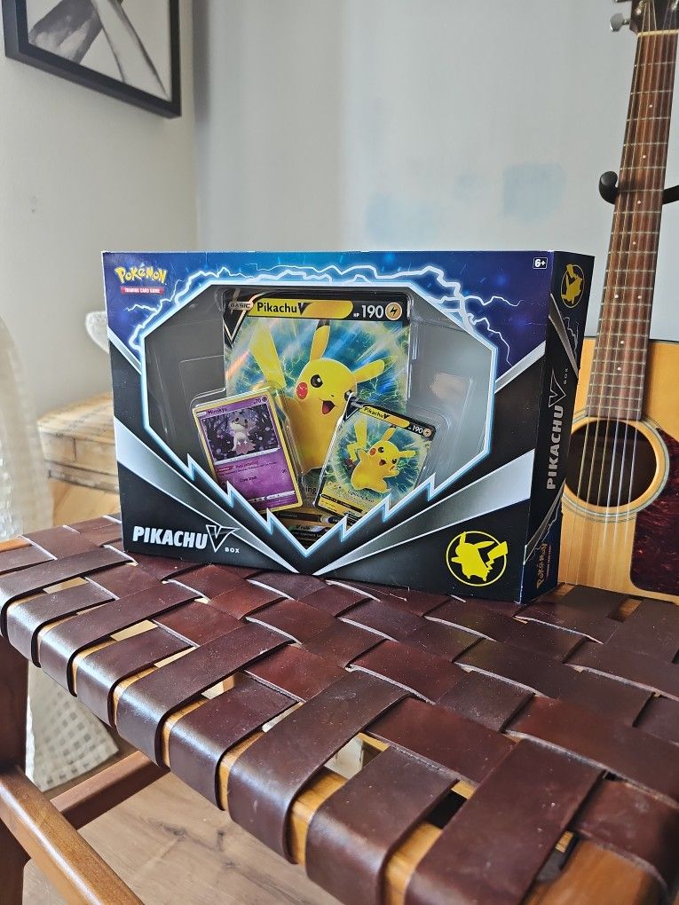 Pokemon Pikachu V Box (Opened | No Packs Inside)