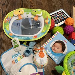Assorted Baby Toys And Baby Care