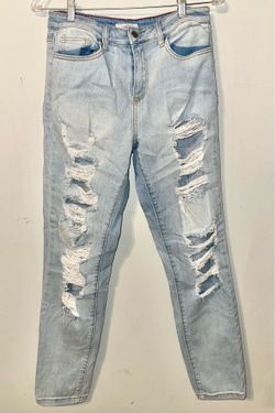 Blue Distressed Jeans