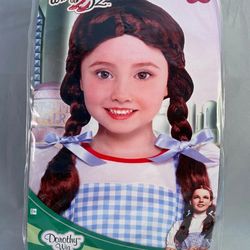 Dorothy Wizard of Oz wig child size Halloween accessory
