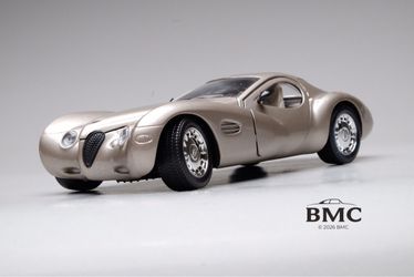 Chrysler Atlantic Concept Car (1995), silver bronze, 1:24 Diecast model car from Guiloy
