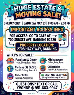 Estate Sale Huge