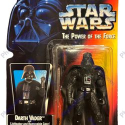 Star Wars 1995 Darth Vader With Lightsaber And Removable Cape