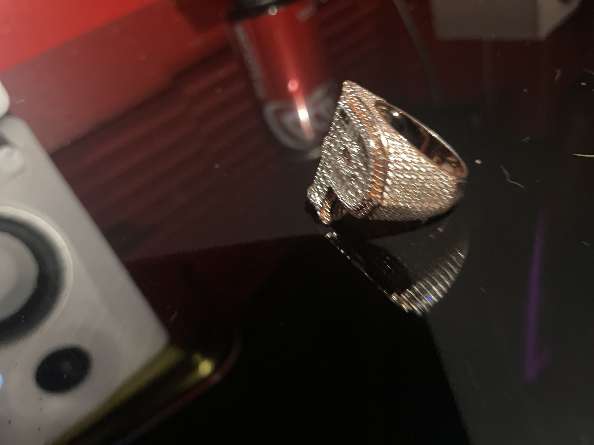 CUSTOM BUSTDOWN 'P' RING