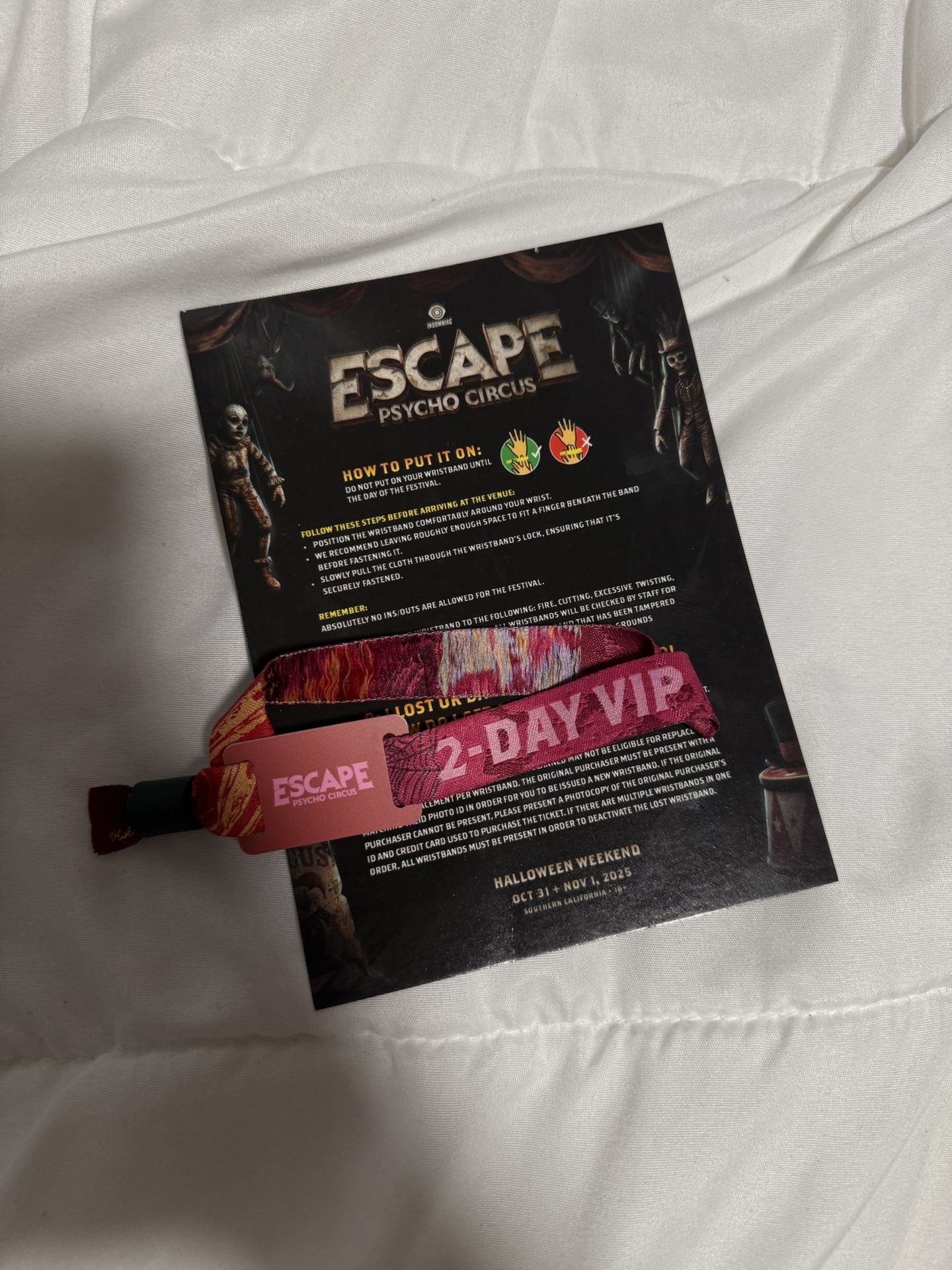 Authentic Escape 2 days VIP tickets