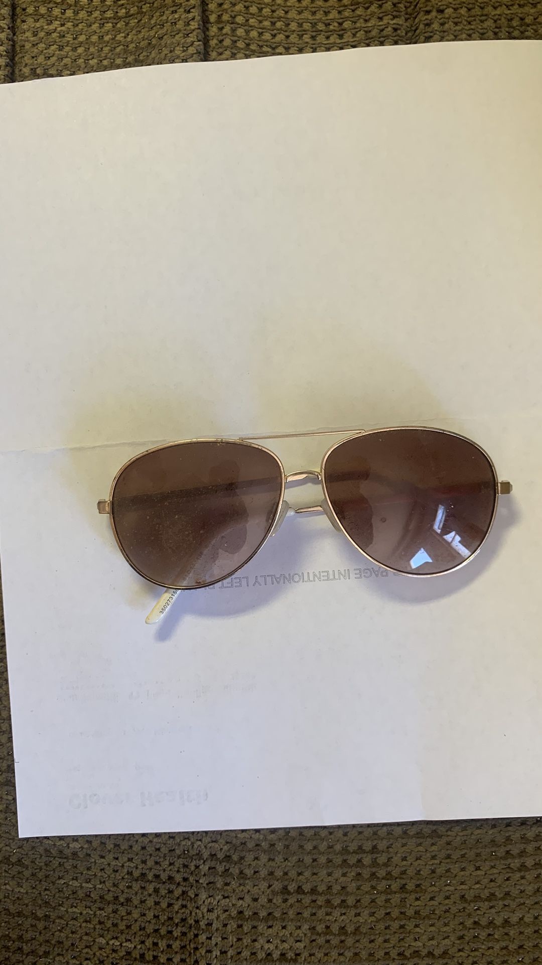 Prestigious Sunglasses Gold Plated Frame