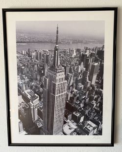 Framed Empire State Building Picture