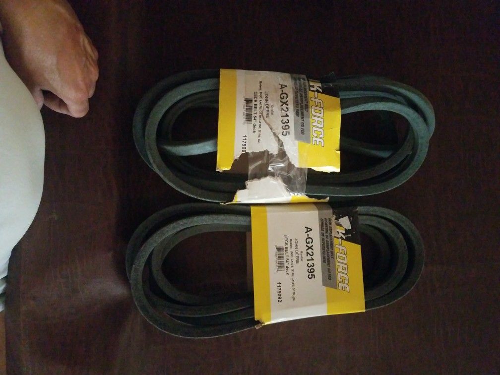 John Deere 54" Deck Kevlar Belts