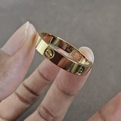 Love Ring 4mm Width Unisex Ring 