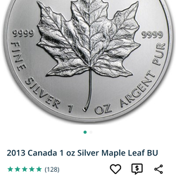 Silver 1oz if 10 maples