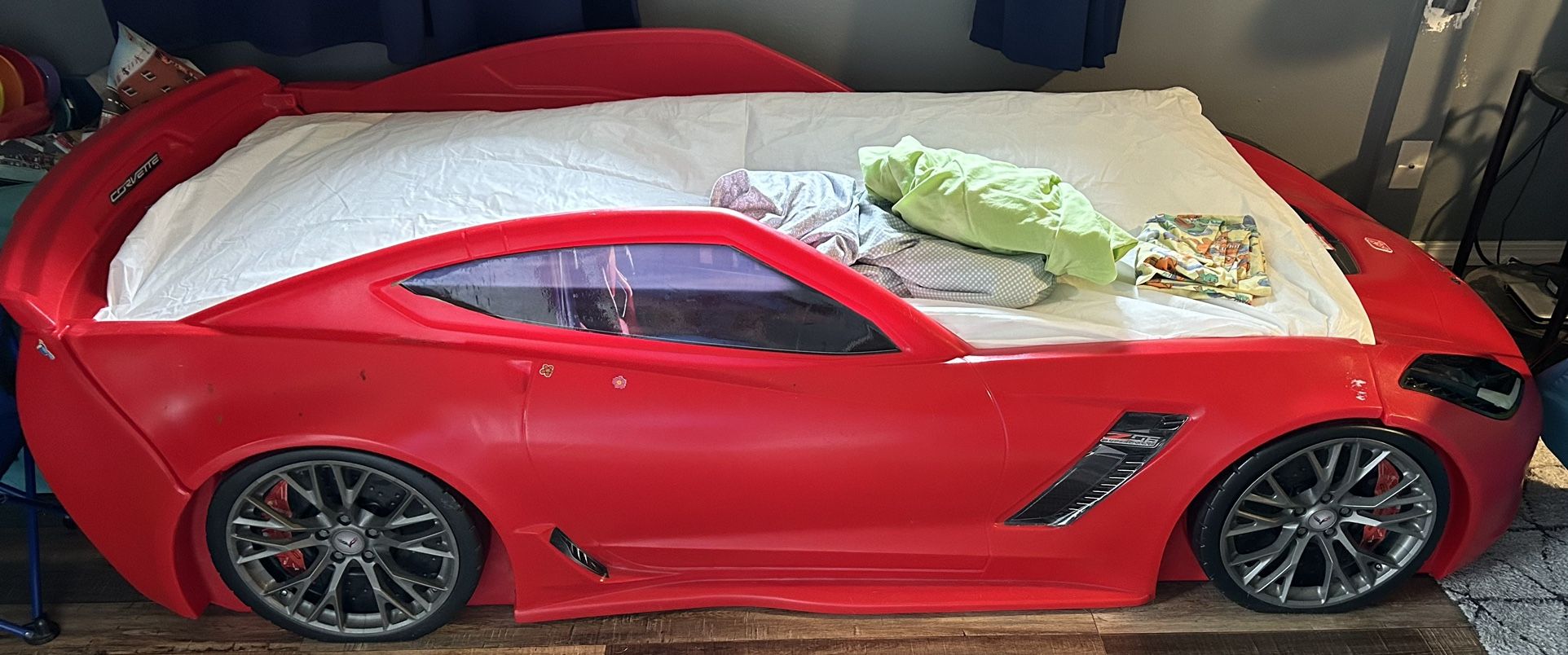 Cars Lighting McQueen Childs bed 8’X43” (See description)