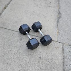 Pair Of 25 Pound Dumbbells