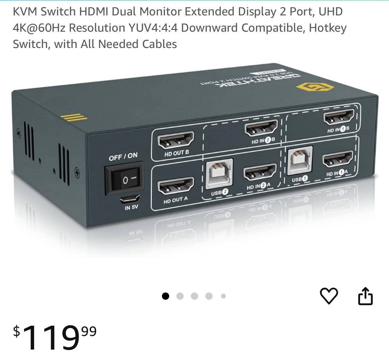Dual Monitor Extended Display