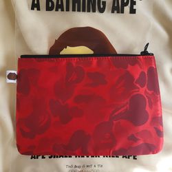 Red Bape Camo Year Of The Dragon Pouch New