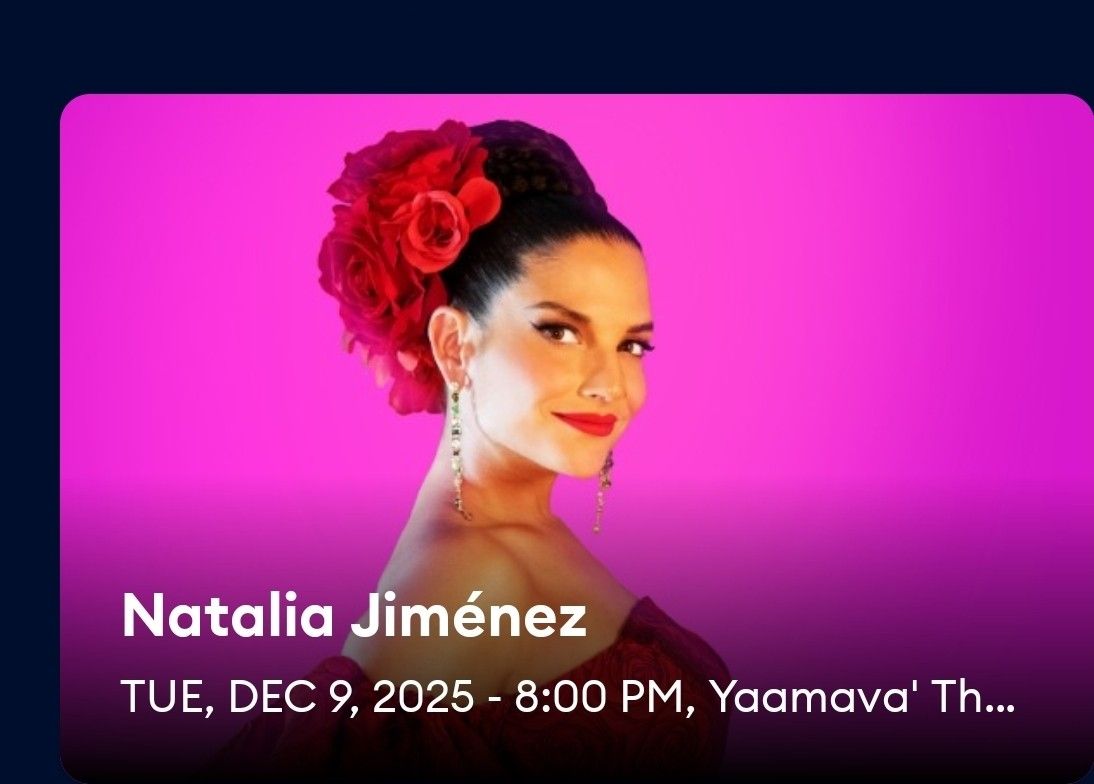 2 Boletos Para Concierto De Natalia Jimenez
