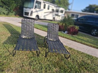 Pool chairs  aluminum   each  50