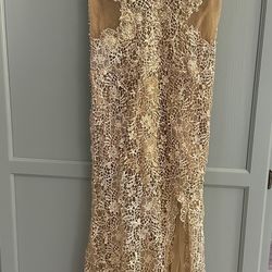 Gold Prom Dress 