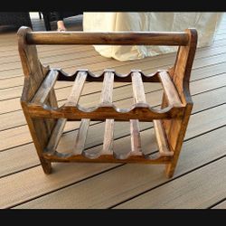 Wood Wine Rack 