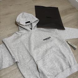 Light oat essential hoodie