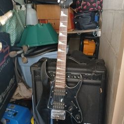 Ibanez Guitar And Crate Amp