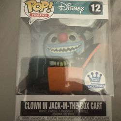 Clown In Jack In The Box Cart Funko pop 