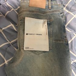 purple jeans