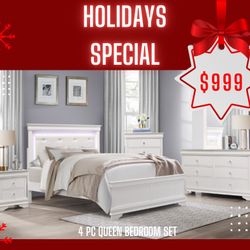 4 Pc Queen Bedroom Set 