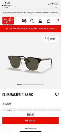 Ray bans club master