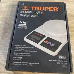 Trouper Digital Scale, 5KG,Food Scale,  Model # Base-5EP, NEW in box.