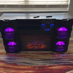 TV Stand With Fireplace Technical Pro XFIRE