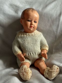 Collectible doll boy toy France over 100 years old