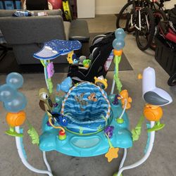 Disney Baby Finding Nemo Adjustable Baby Activity Center Jumper by Bright Starts