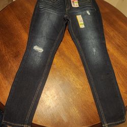 Time And Tru core denim mid-rise fitted "skinny' women's jeans