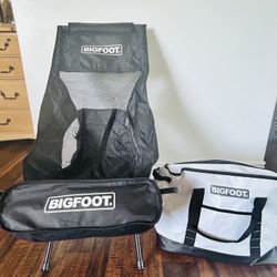 Big Foot Larger Cooler Bag & Chair Set New