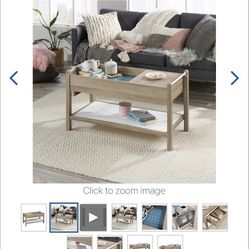 Anda  norr coffee table sky oak sauder
