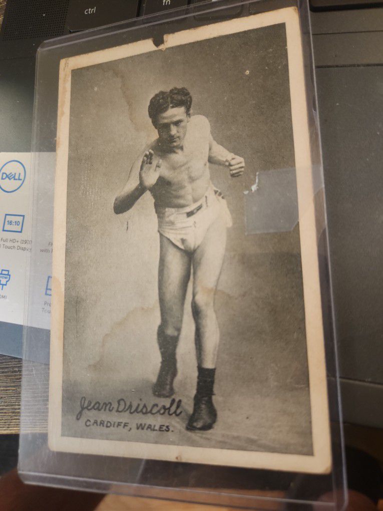 1921 Jean Driscoll Boxing Card Ad