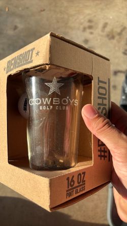 Cowboys golf club  beer glass 10$OBO