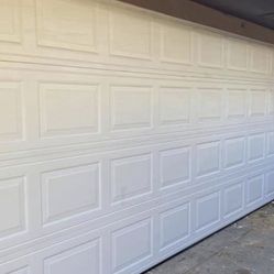 Almond Garage Door