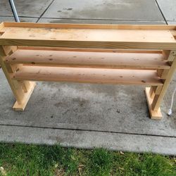 Work Bench Shelving With Power Supply