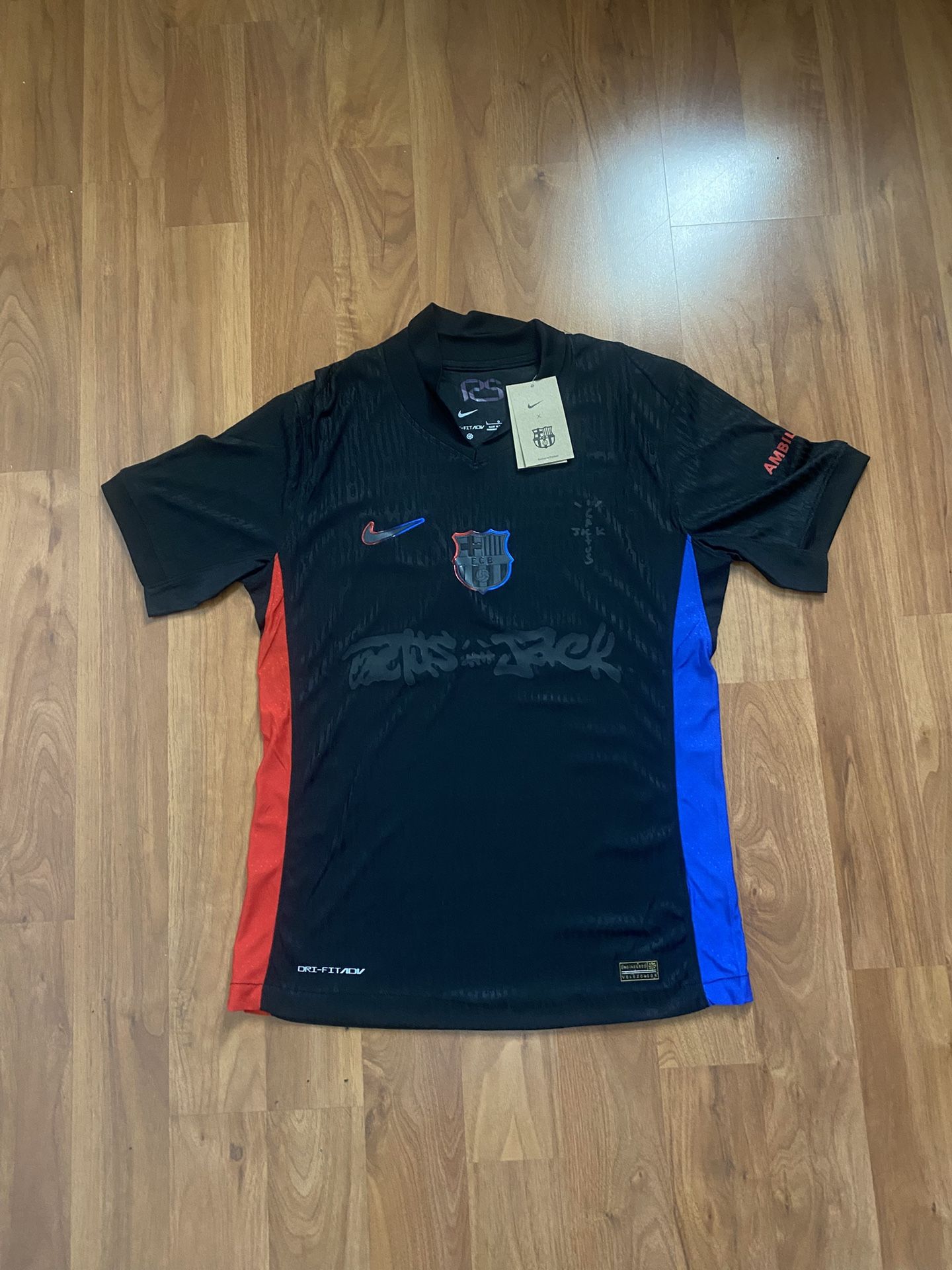 Travis Scott Barca Black Away Jersey