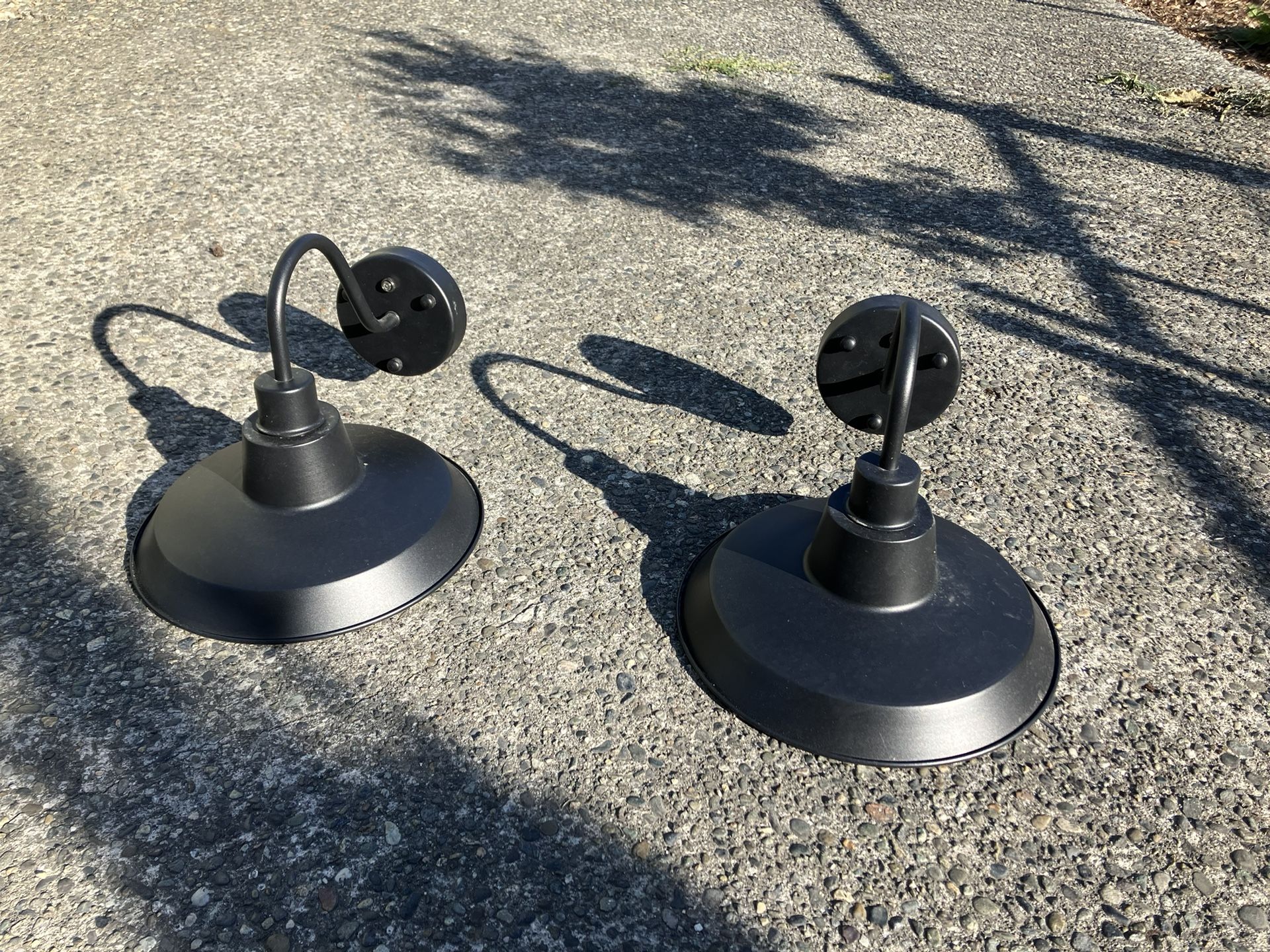Two Outdoor Lamps