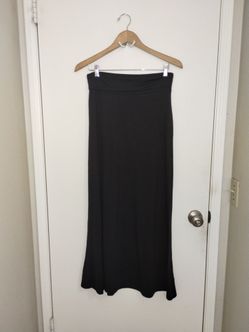 Lily Rose Maxi Skirt Black Juniors Size Large EUC