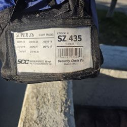 Snow Tire Chains SCC Super Z6 SZ435 – SUV/Truck – Like New