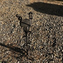Iron Candle Holder
