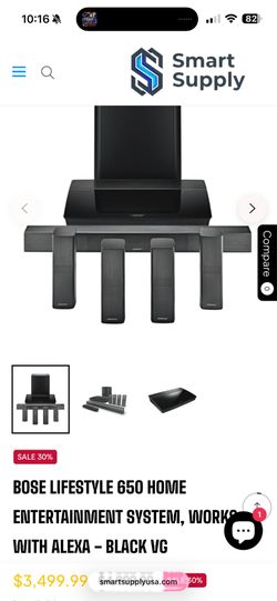 Lifestyle Bose 650 home entertainment system
