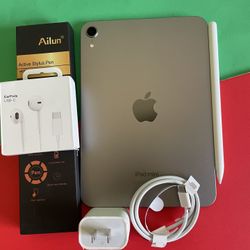  Apple Ipad Mini 7th Generation (Newest 2024 / A17 pro chip) 128GB with pen, case & Accessories (256GB $529)